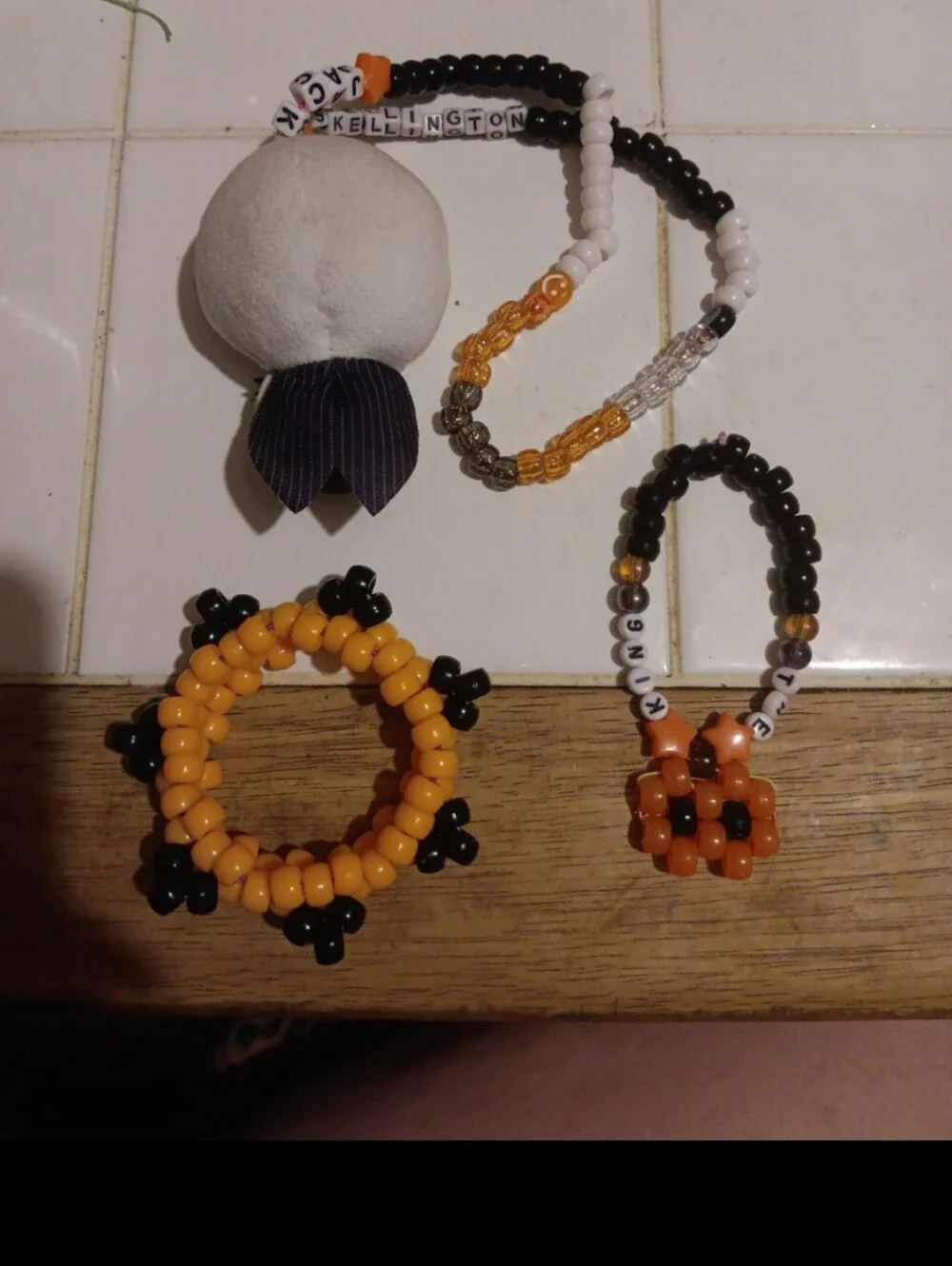 Jack skellington kandi set